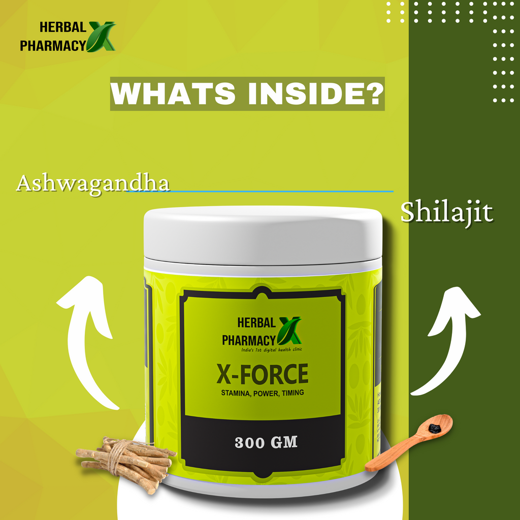 Herbal Pharmacy X- FORCE AND SATHI MAJOON with Gokhru, Musli, Shatavari