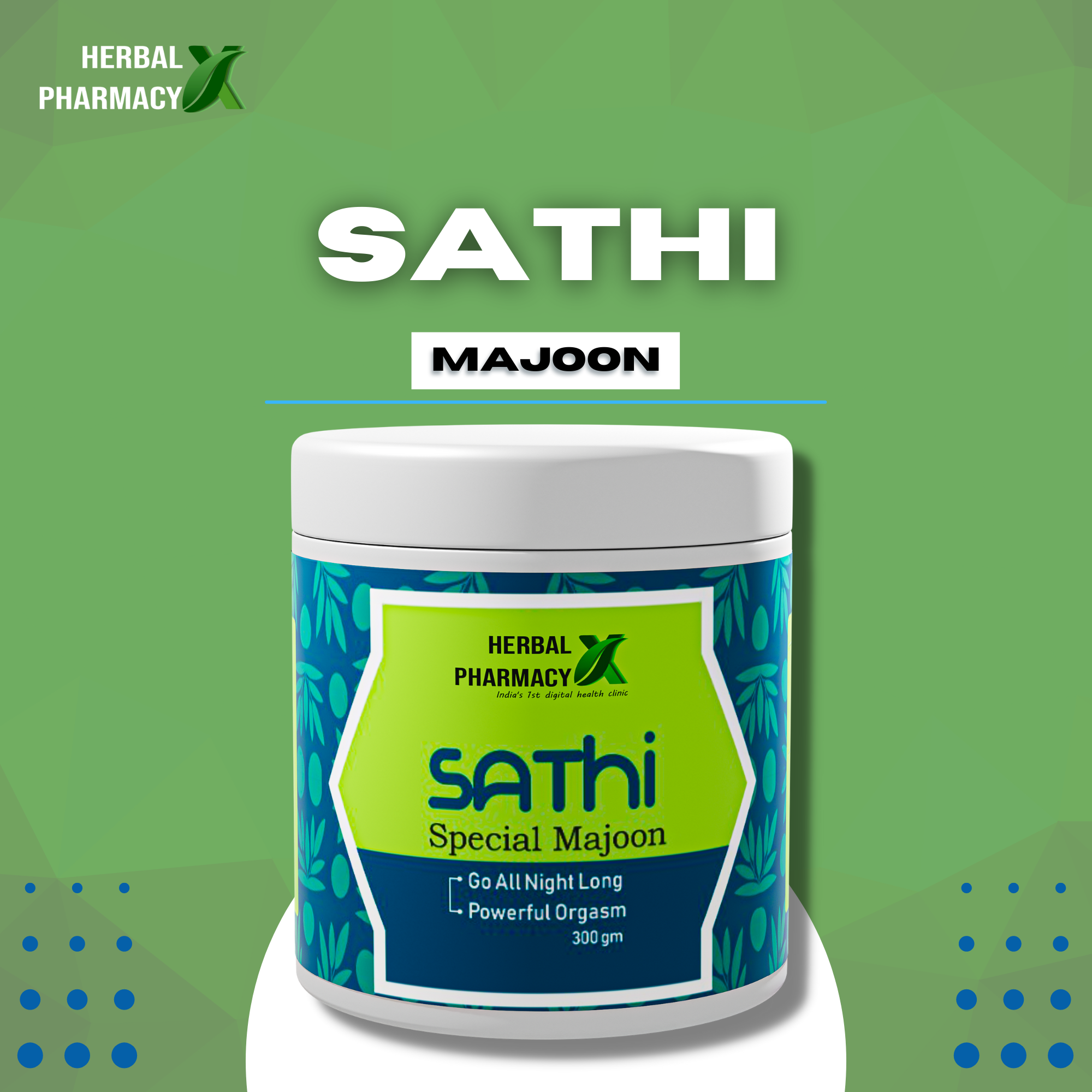 Herbal Pharmacy X- FORCE AND SATHI MAJOON with Gokhru, Musli, Shatavari