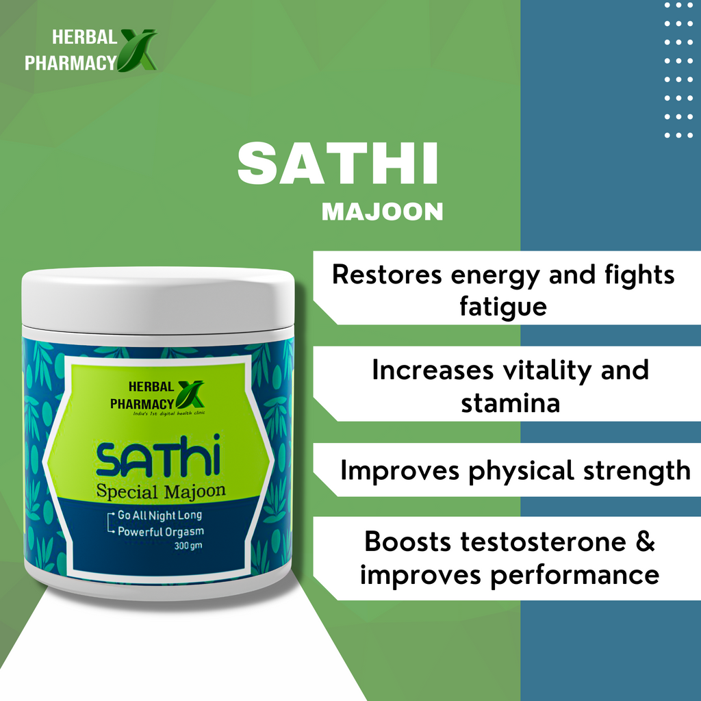 Herbal Pharmacy X- FORCE AND SATHI MAJOON with Gokhru, Musli, Shatavari