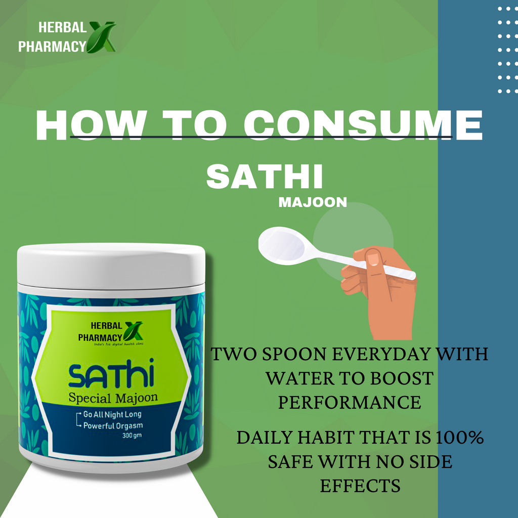 Herbal Pharmacy SATHI MAJOON with Gokhru, Musli, Shatavari