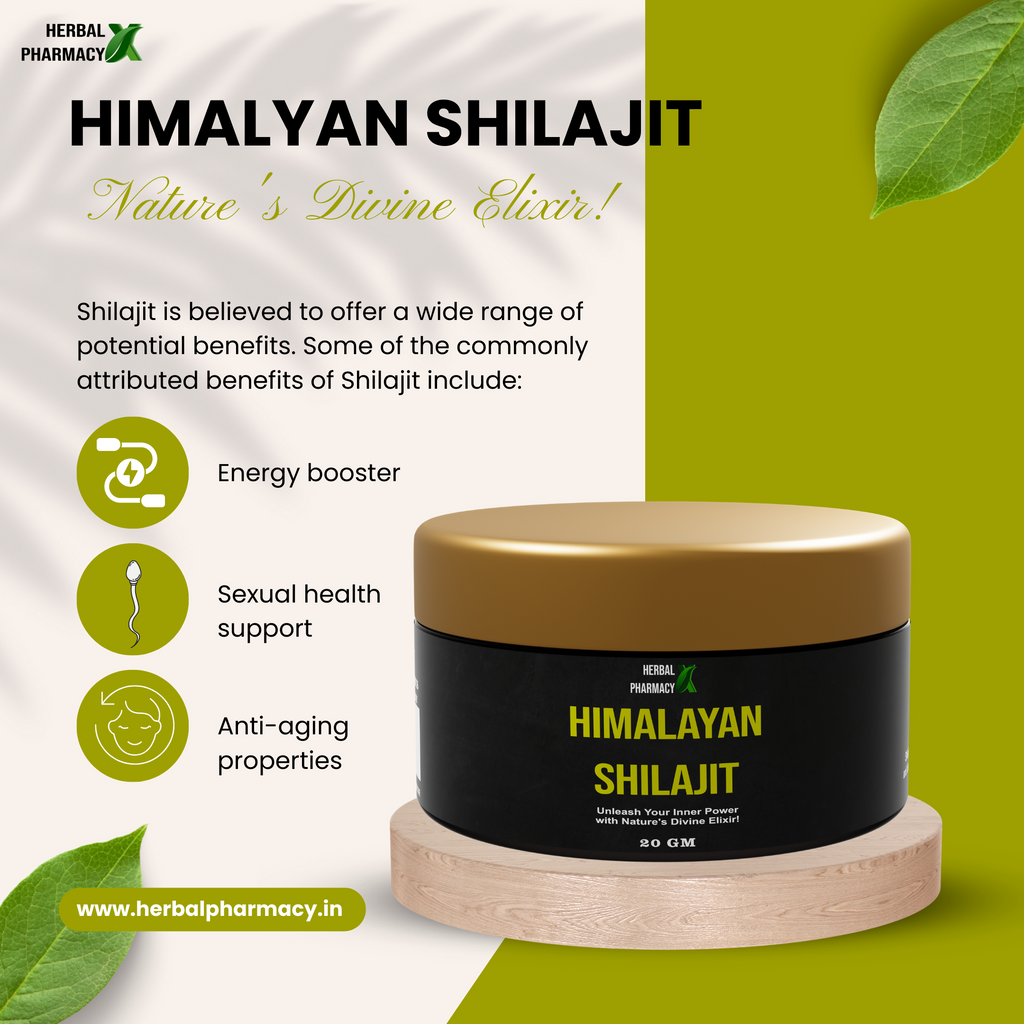 Herbal Pharmacy Shilajit - 20g Pure Himalayan Shilajit Extract - Natural Energy Booster, Fulvic Acid, Minerals, and Antioxidants - Authentic Ayurvedic Supplement