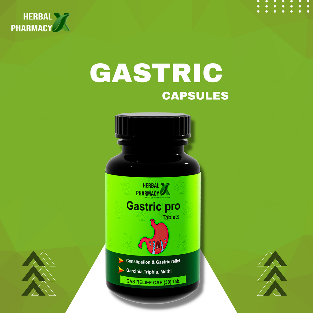 Herbal Pharmacy NITRO-X And GASTRIC PRO with Gokhru, Musli, Shatavari
