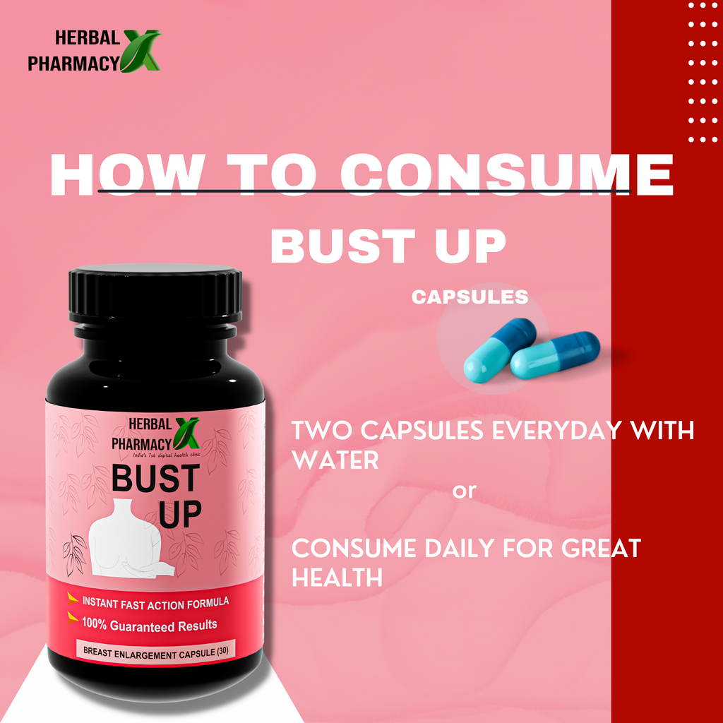 Herbal Pharmacy Bust UP Capsules with Shatavari and Fennel Seeds