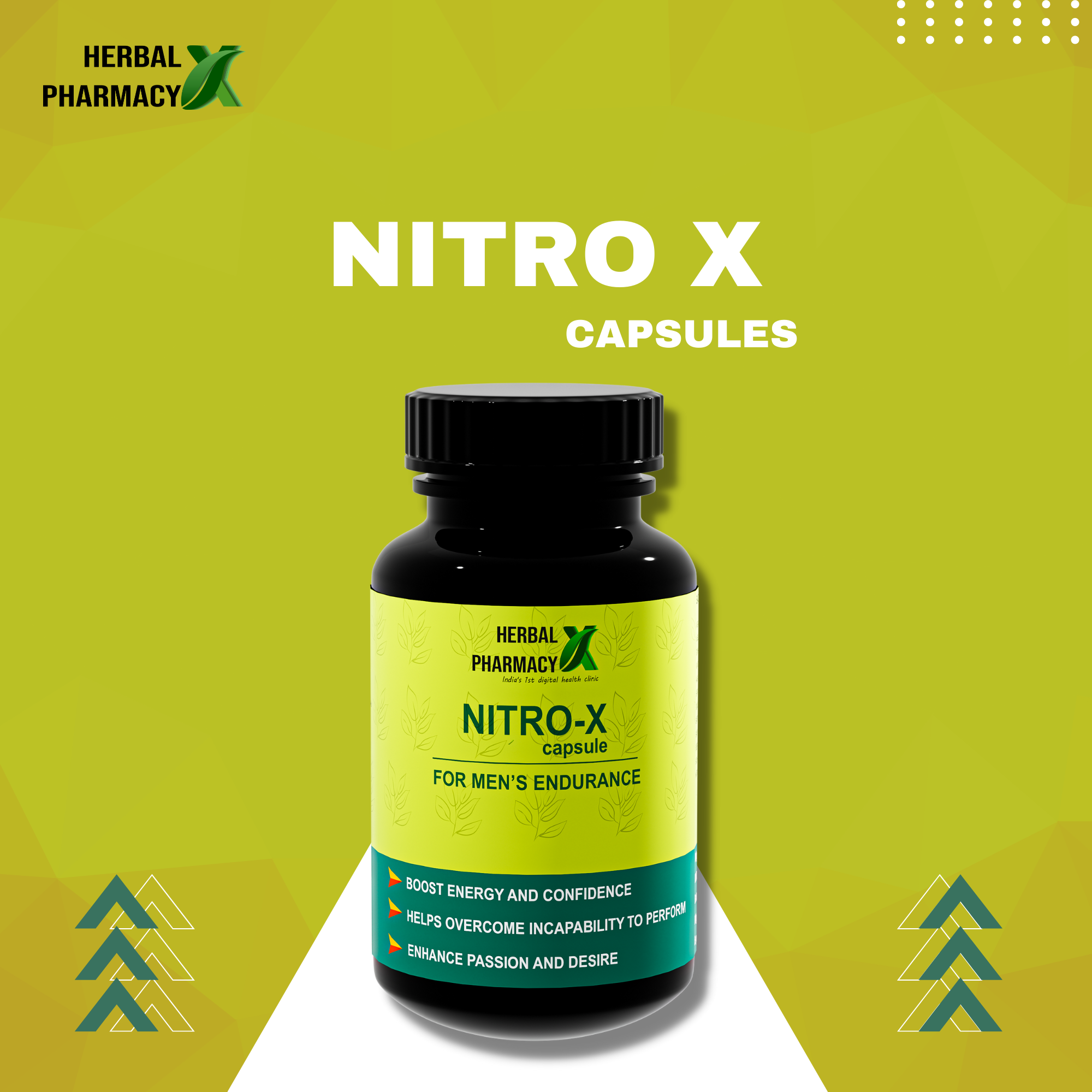 Herbal Pharmacy NITRO-X And MULTIYES with Gokhru, Musli, Shatavari
