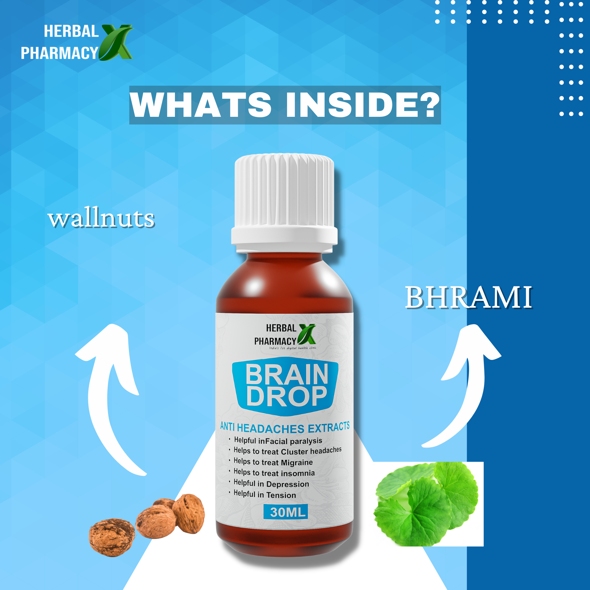 BRAIN DROPS BY Herbal Pharmacy