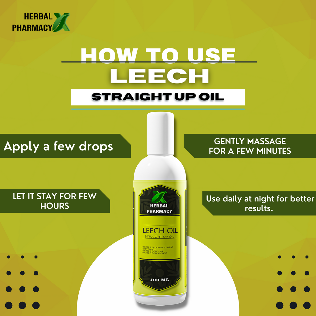Herbal Pharmacy LEECH OIL And X-FORCE POWDER with Gokhru, Musli, Shatavari