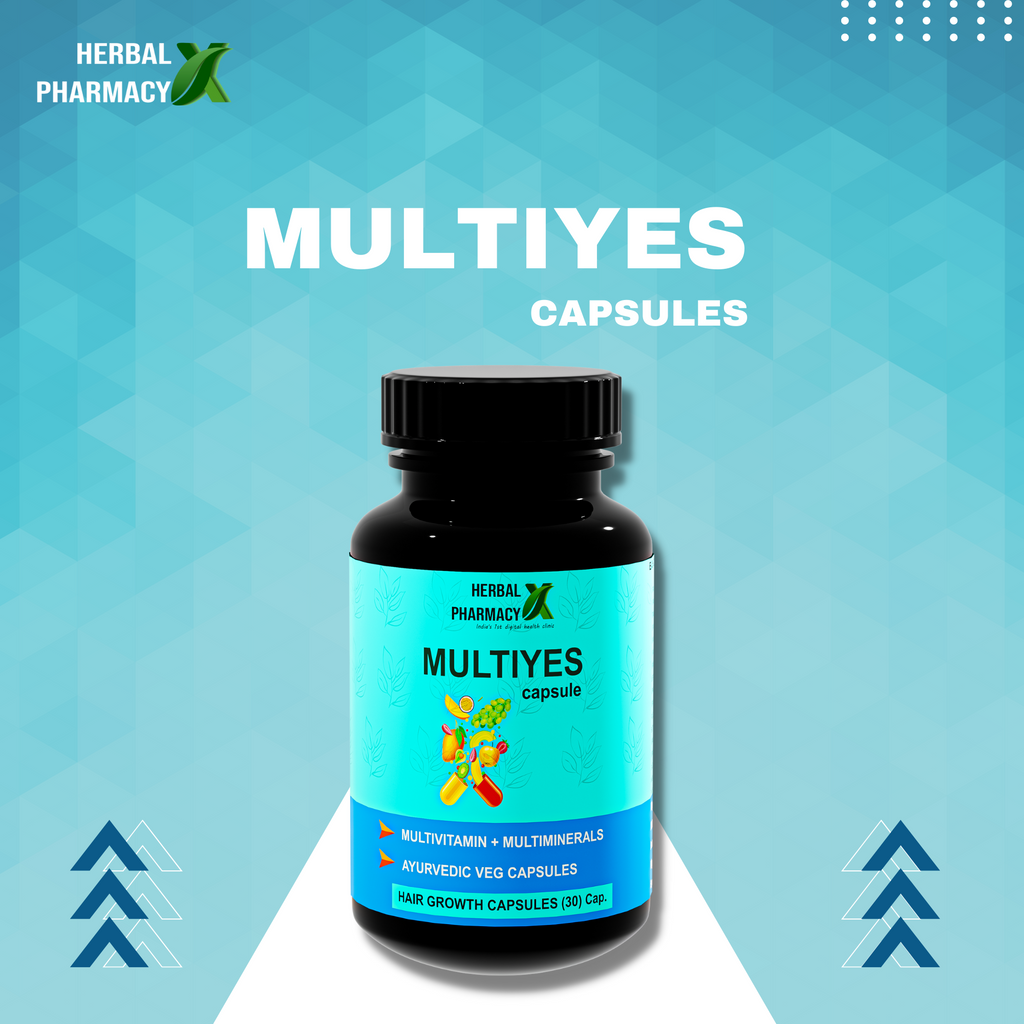 Herbal Pharmacy MULTIYES Daily Multivitamin, for Enhanced Energy, Stamina & Gut Health