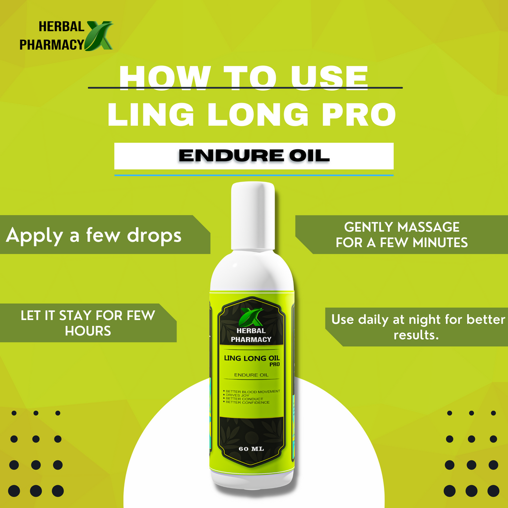 Herbal Pharmacy LING LONG OIL PRO 100 ML with Gokhru, Musli, Shatavari