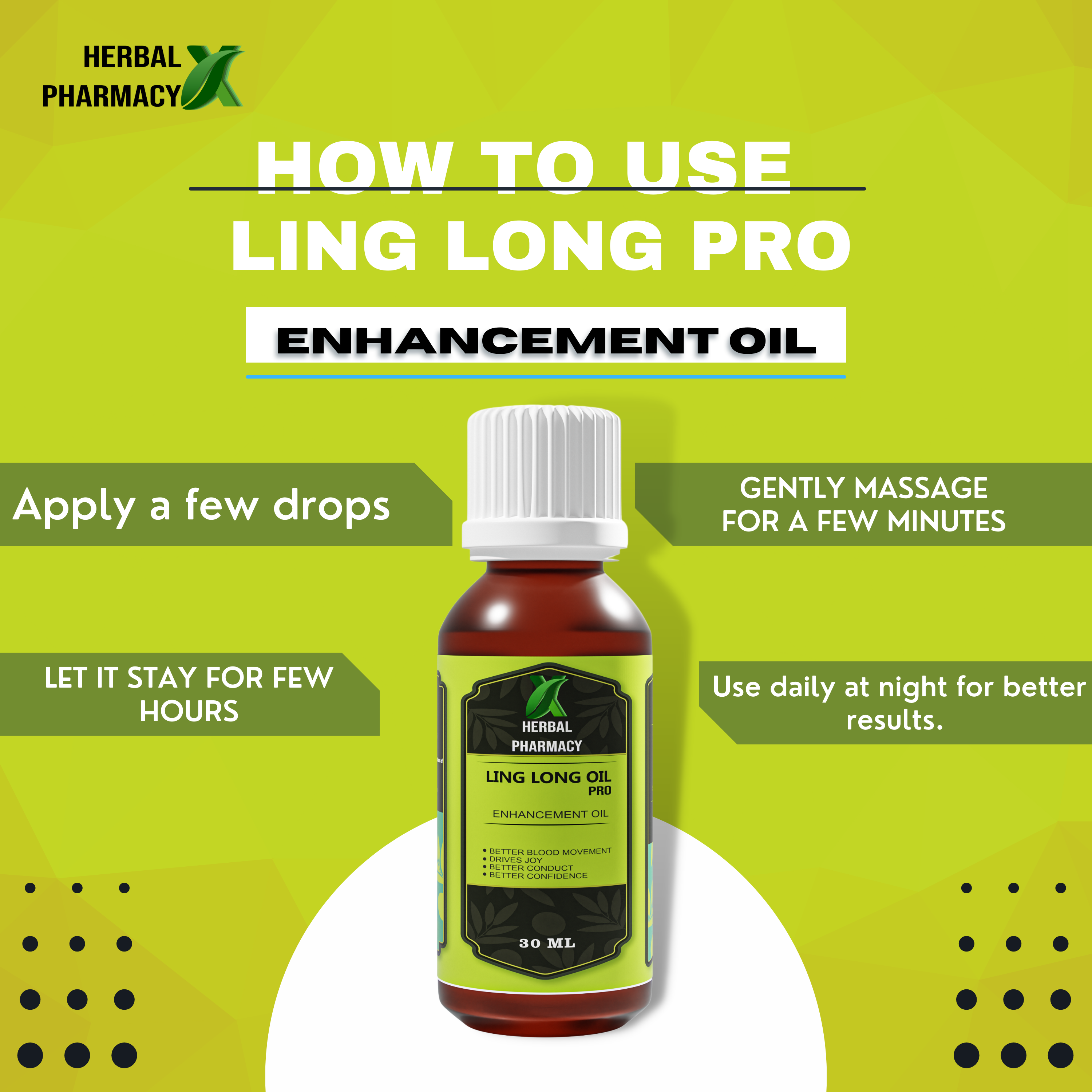 LING LONG KIT WITH LING LONG OIL, X-FORCE POWDER AND NITRO X CAPSULE