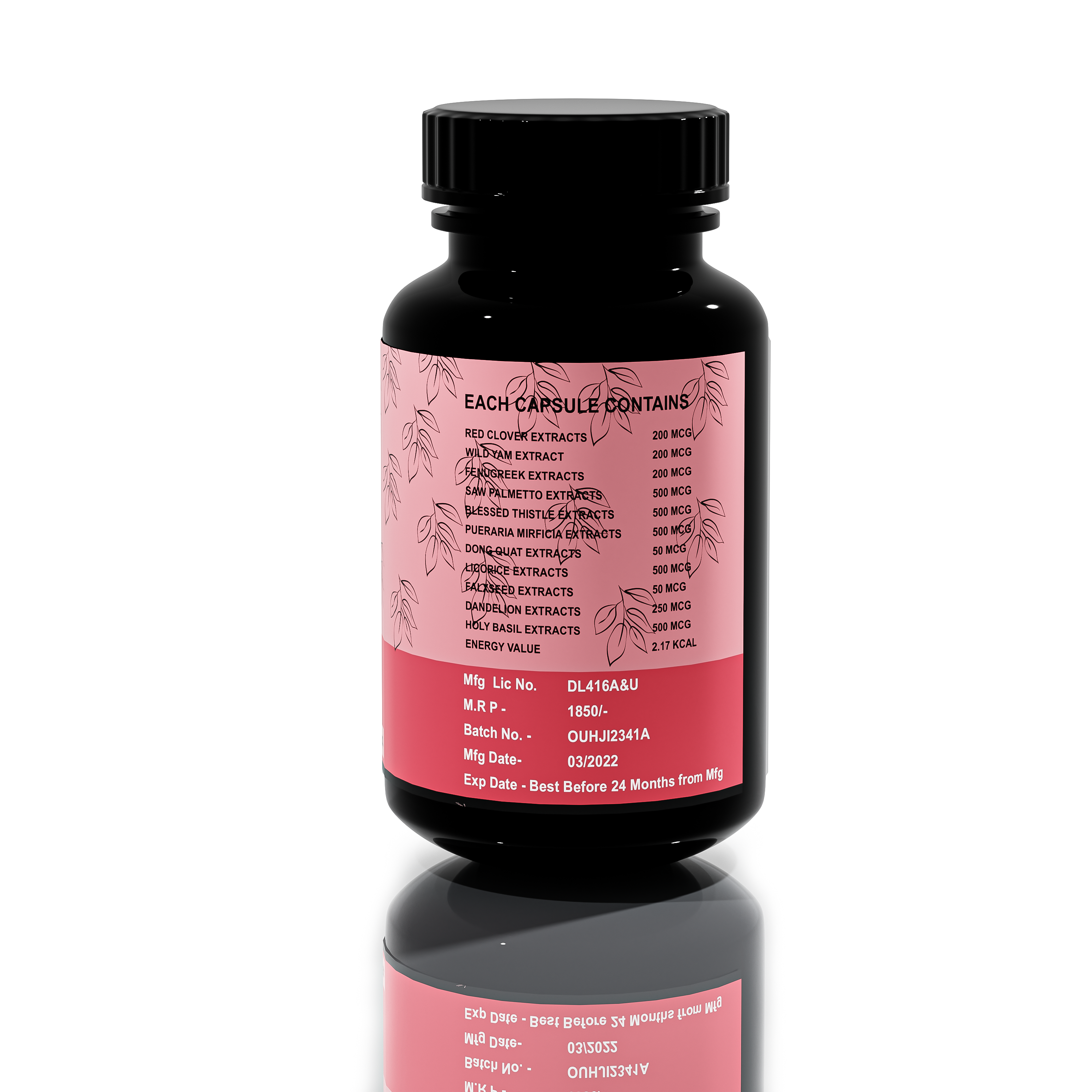 Herbal Pharmacy Bust UP Capsules with Shatavari and Fennel Seeds
