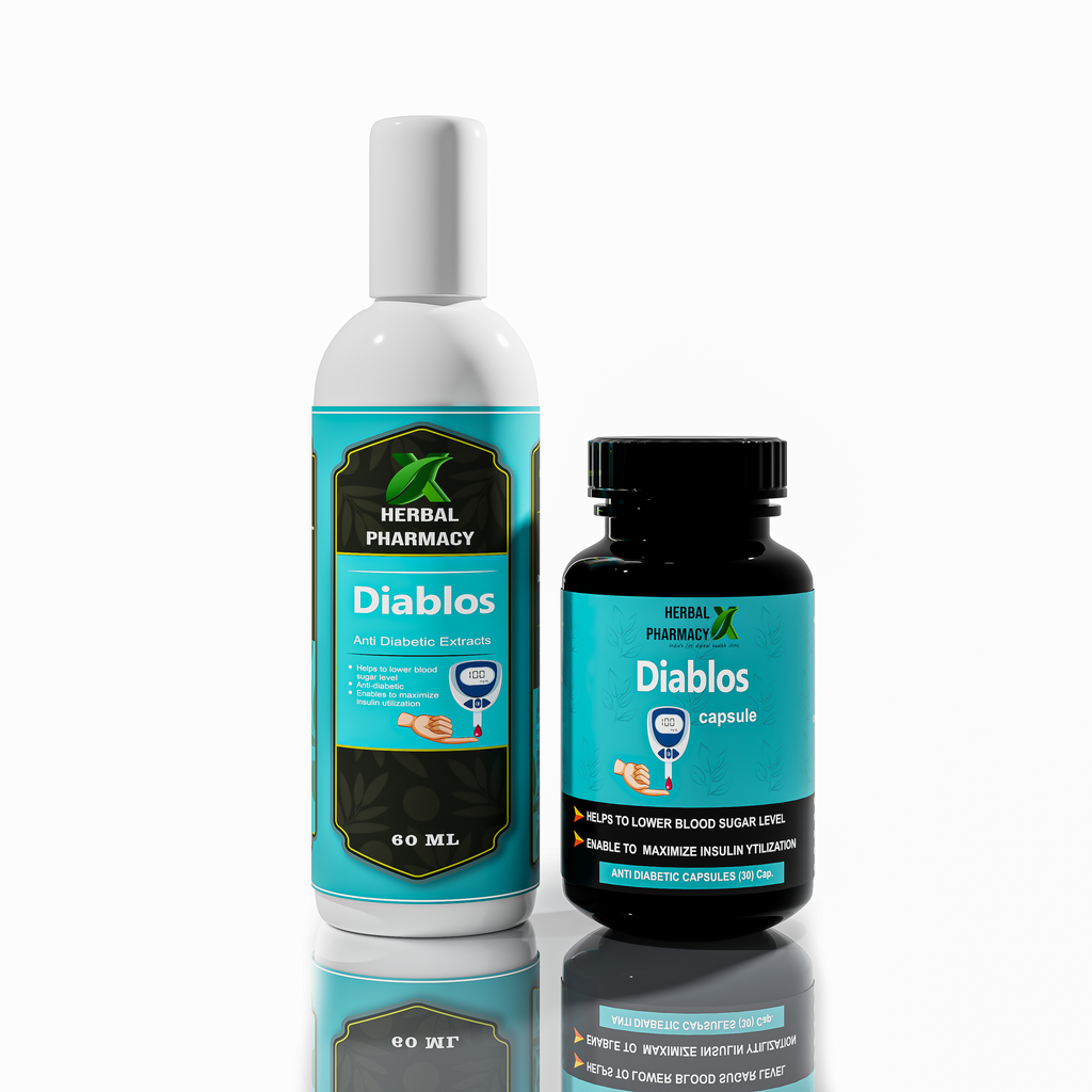 Herbal Pharmacy Diablos Combo For Healthy Blood Sugar Levels, with Neem and Aloe Vera
