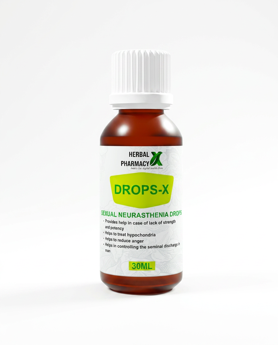 DROPS-X – मर्दाना ताकत और आत्मविश्वास का हर्बल समाधान