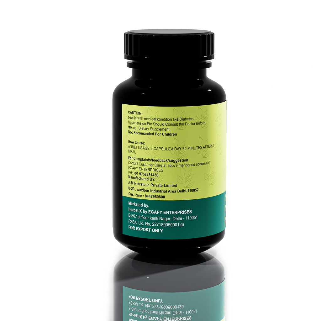 Herbal Pharmacy NITRO X  Performance Capsule (Ayurvedic Stamina Booster) (60 Capsules)
