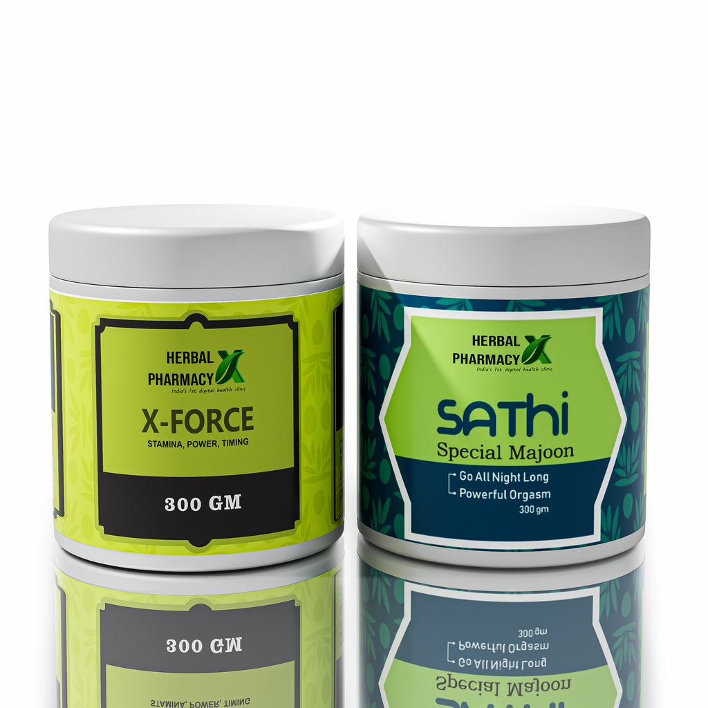 Herbal Pharmacy X- FORCE AND SATHI MAJOON with Gokhru, Musli, Shatavari